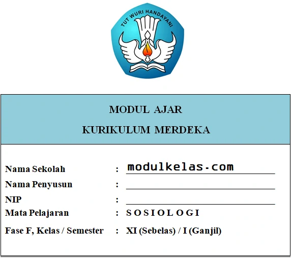 Modul Ajar Kurikulum Merdeka Sosiologi Kelas 11 Fase F