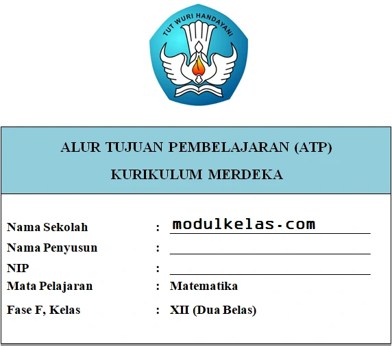 ATP Matematika Kelas 12 SMA/MA Fase F Kurikulum Merdeka