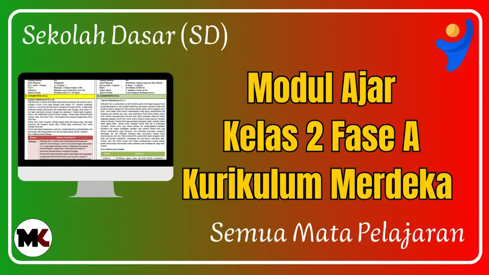 Download Modul Ajar Kelas 2 Kurikulum Merdeka Semua Mapel