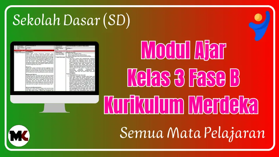 Download Modul Ajar Kelas 3 Kurikulum Merdeka Semua Mapel