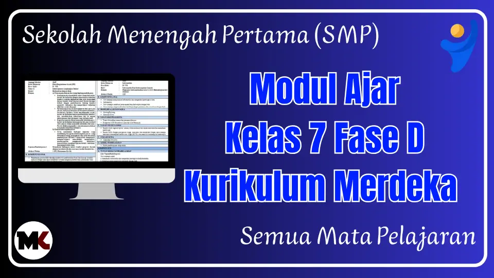 Download Modul Ajar Kelas 7 Kurikulum Merdeka Semua Mapel