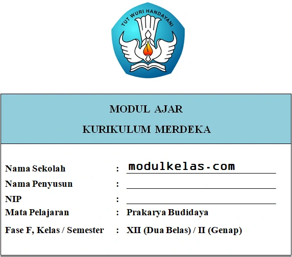 Modul Ajar Prakarya Budidaya Kelas 12 Kurikulum Merdeka