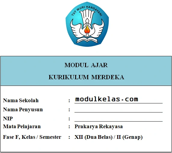 Modul Ajar Prakarya Rekayasa Kelas 12 Kurikulum Merdeka