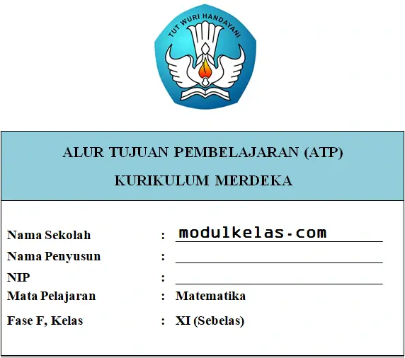 ATP Matematika Kelas 11 SMA/MA Fase F Kurikulum Merdeka