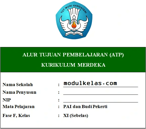 ATP PAI dan Budi Pekerti Kelas 11 Fase F Kurikulum Merdeka