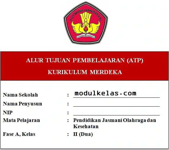 ATP PJOK Kelas 2 SD/MI Fase A Kurikulum Merdeka