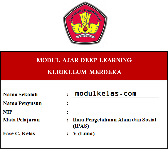 (Deep Learning) Modul Ajar IPAS Kelas 5 Kurikulum Merdeka
