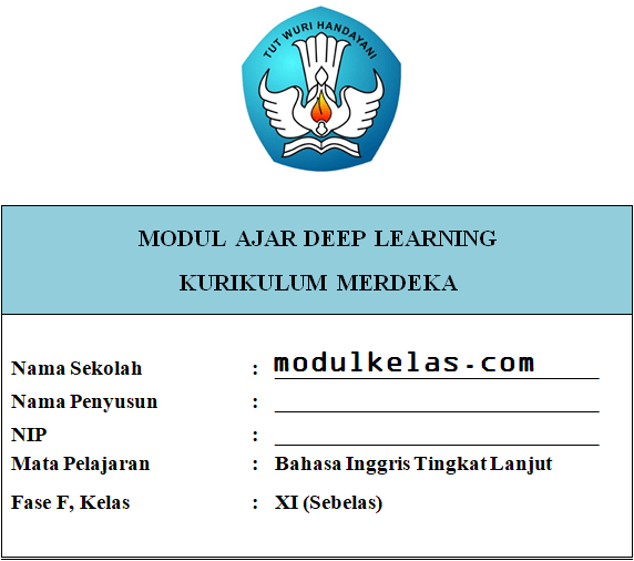 (Deep Learning) Modul Ajar Bahasa Inggris TL Kelas 11