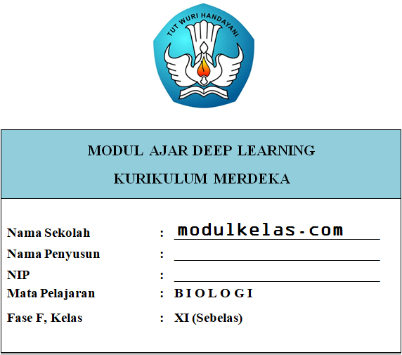 (Deep Learning) Modul Ajar Biologi Kelas 11 SMA/MA