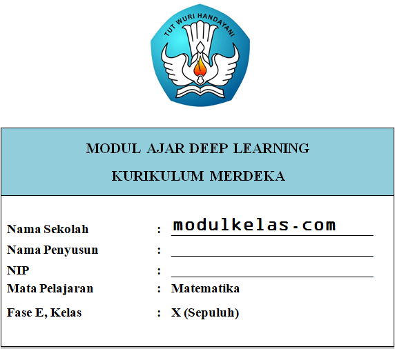 (Deep Learning) Modul Ajar Matematika Kelas 10 SMA/MA