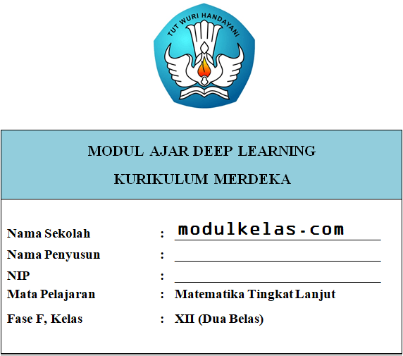 (Deep Learning) Modul Ajar Matematika TL Kelas 12