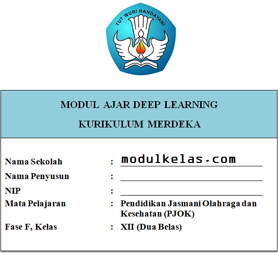 (Deep Learning) Modul Ajar PJOK Kelas 12 Kurikulum Merdeka