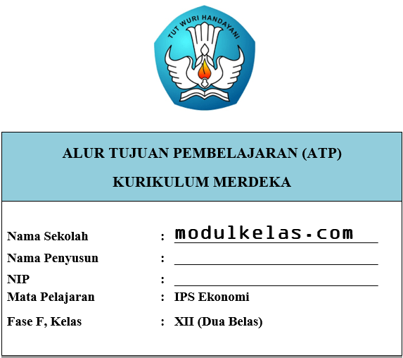 ATP Ekonomi Kelas 12 SMA/MA Fase F Kurikulum Merdeka