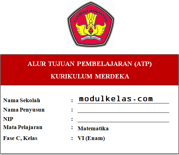 ATP Matematika Kelas 6 SD/MI Fase C Kurikulum Merdeka