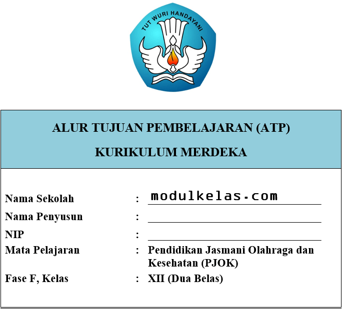 ATP PJOK Kelas 12 SMA/MA Fase F Kurikulum Merdeka