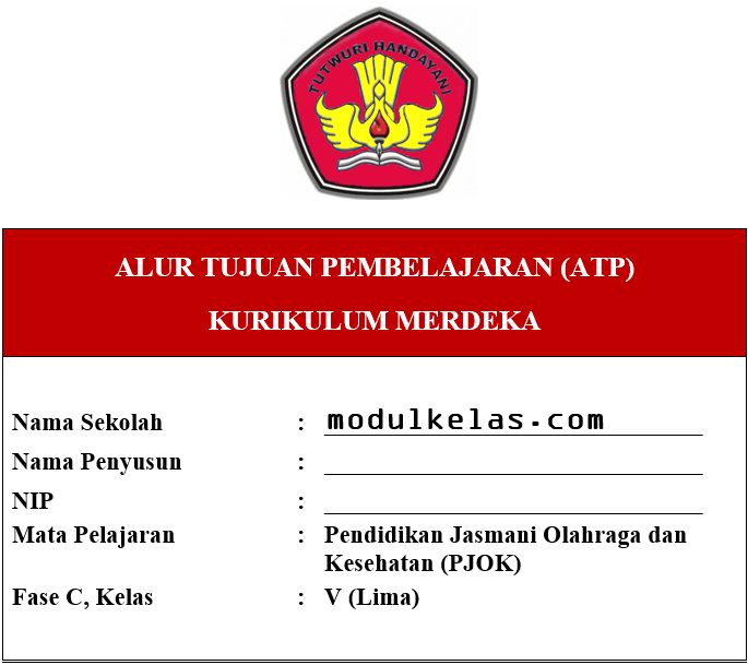 ATP PJOK Kelas 5 SD/MI Fase C Kurikulum Merdeka
