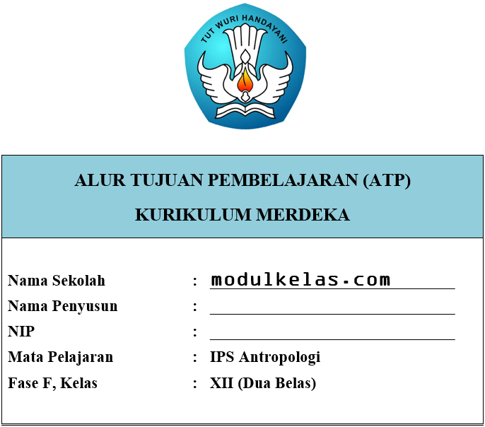 ATP Antropologi Kelas 12 SMA/MA Fase F Kurikulum Merdeka