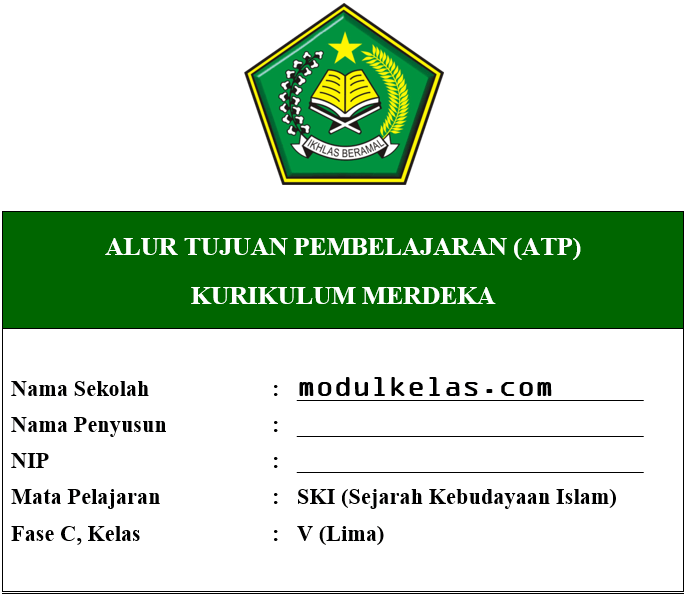 ATP SKI Kelas 5 MI Fase C Kurikulum Merdeka