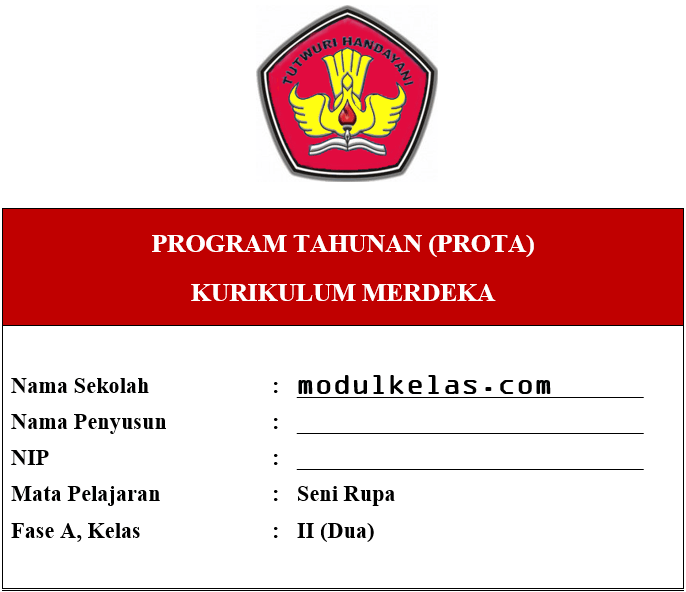 Prota Seni Rupa Kelas 2 Fase A Kurikulum Merdeka