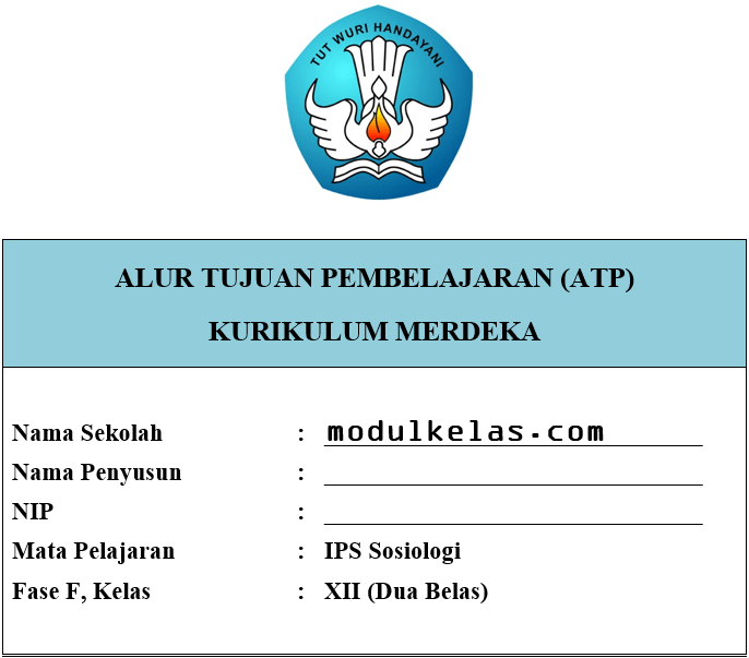 ATP Sosiologi Kelas 12 SMA/MA Fase F Kurikulum Merdeka