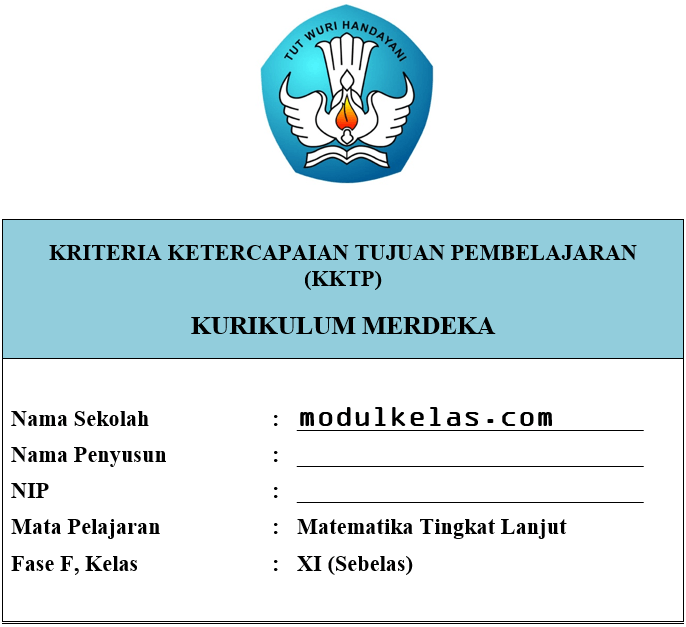 KKTP Matematika Tingkat Lanjut Kelas 11 SMA/MA Fase F