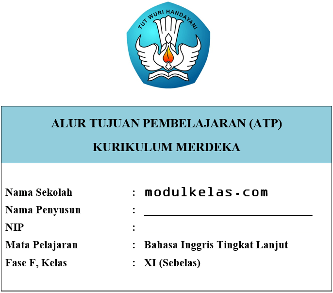 ATP Bahasa Inggris Tingkat Lanjut Kelas 11 Fase F