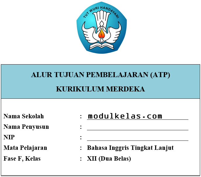 ATP Bahasa Inggris Tingkat Lanjut Kelas 12 Fase F