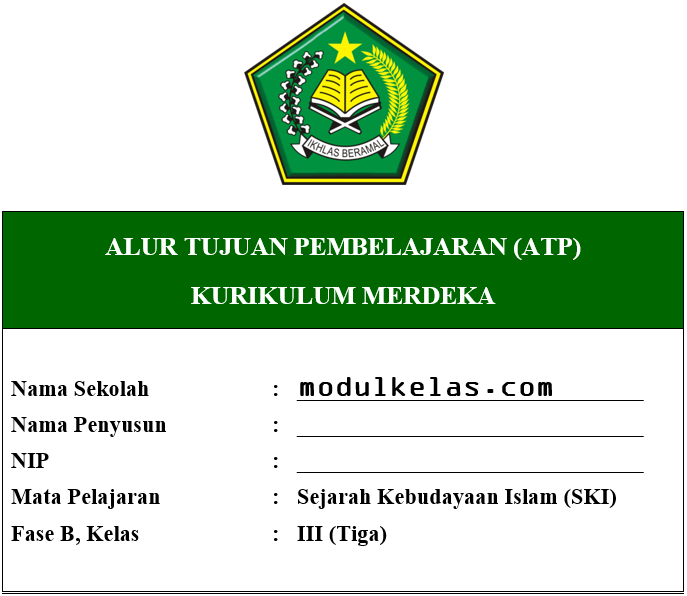 ATP SKI Kelas 3 MI Fase B Kurikulum Merdeka