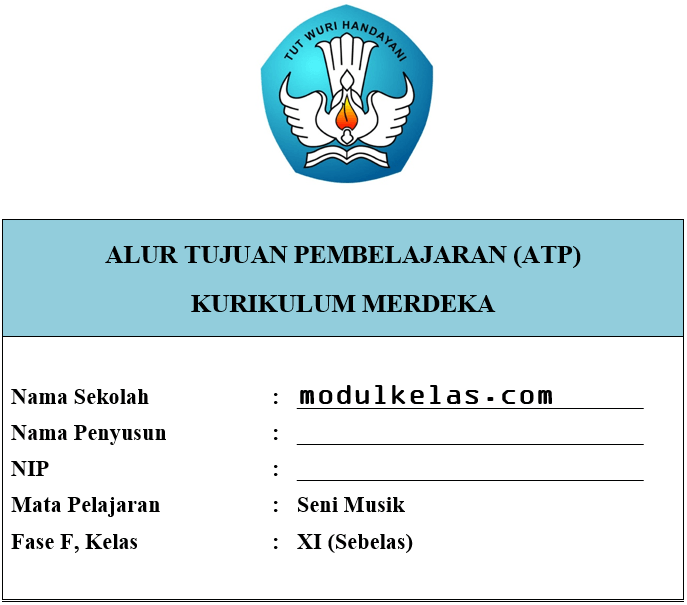 ATP Seni Musik Kelas 11 Fase F Kurikulum Merdeka
