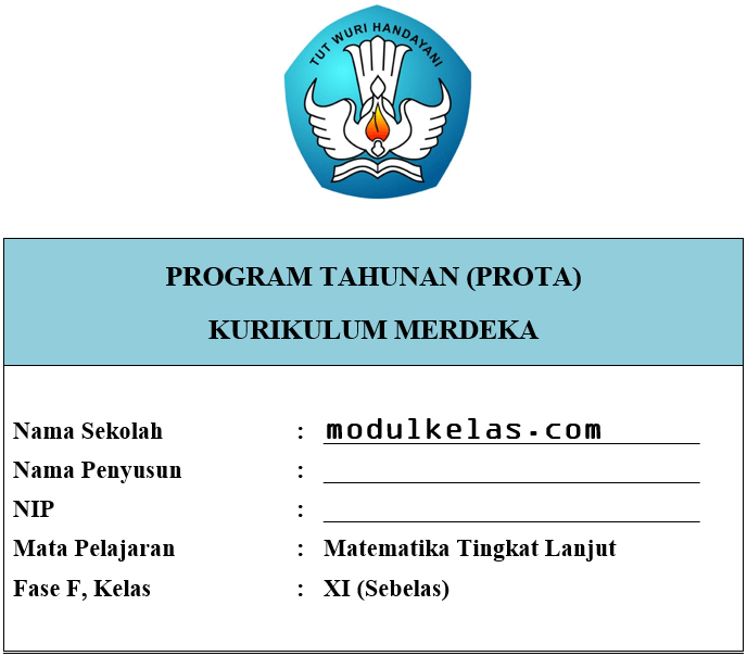 Prota Matematika Tingkat Lanjut Kelas 11 SMA/MA Fase F