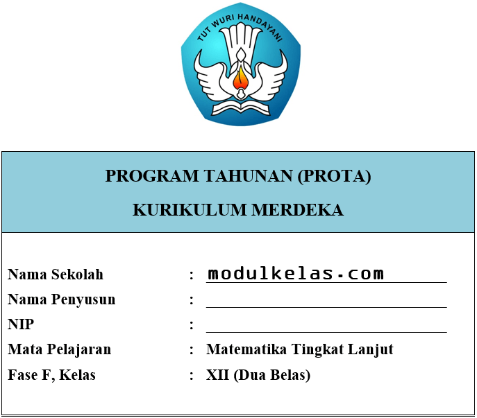 Prota Matematika Tingkat Lanjut Kelas 12 SMA/MA Fase F