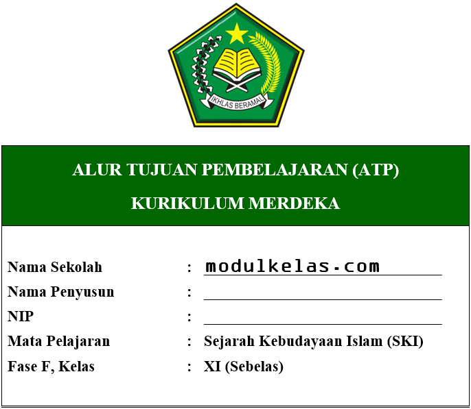 ATP SKI Kelas 11 MA Fase F Kurikulum Merdeka