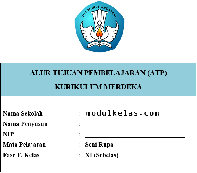 ATP Seni Rupa Kelas 11 Fase F Kurikulum Merdeka